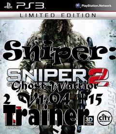 Box art for Sniper:
            Ghost Warrior 2 V1.04 +15 Trainer