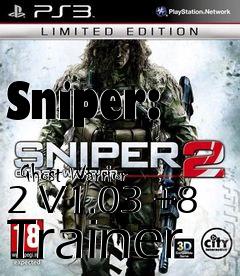 Box art for Sniper:
            Ghost Warrior 2 V1.03 +8 Trainer