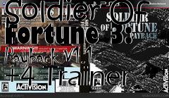 Box art for Soldier
Of Fortune 3: Payback V1.1 +4 Trainer