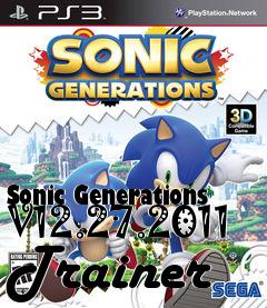 Box art for Sonic
Generations V12.27.2011 Trainer