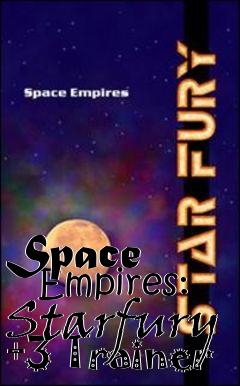 Box art for Space
      Empires: Starfury +3 Trainer