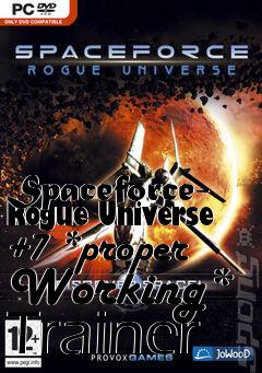 Box art for Spaceforce-
Rogue Universe +7 *proper Working* Trainer