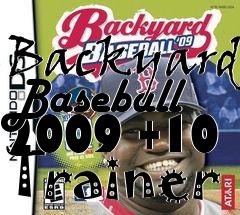 Box art for Backyard
Baseball 2009 +10 Trainer