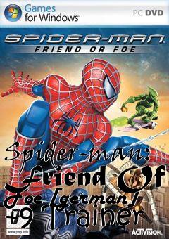 Box art for Spider-man:
Friend Of Foe [german] +9 Trainer