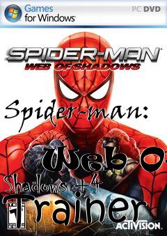 Box art for Spider-man:
            Web Of Shadows +4 Trainer