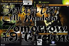 Box art for Splinter
Cell: Pandora Tomorrow +9 Trainer