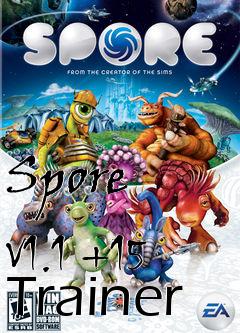 Box art for Spore
            V1.1 +15 Trainer