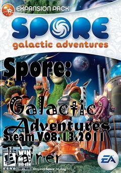 Box art for Spore:
            Galactic Adventures Steam V08.13.2011 Trainer