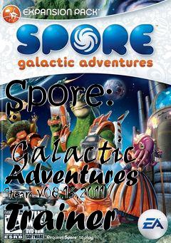 Box art for Spore:
            Galactic Adventures Steam V08.13.2011 Trainer