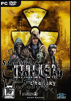 Box art for S.t.a.l.k.e.r.:
Clear Sky V1.5.1.0 [us] Trainer