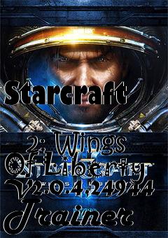 Box art for Starcraft
            2: Wings Of Liberty V2.0.4.24944 Trainer