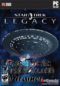 Box art for Star
Trek: Legacy V1.030 +5 Trainer