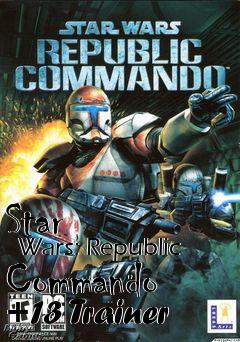 Box art for Star
      Wars: Republic Commando +13 Trainer