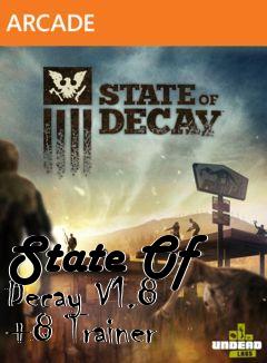 Box art for State
Of Decay V1.8 +8 Trainer