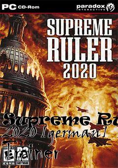 Box art for Supreme
Ruler 2020 [german] Trainer