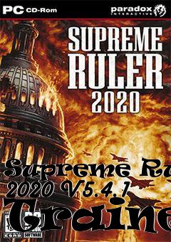 Box art for Supreme
Ruler 2020 V5.4.1 Trainer