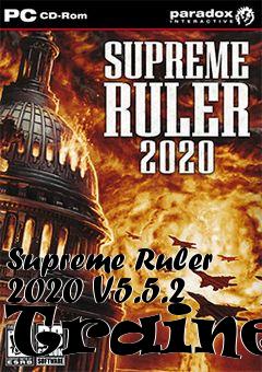 Box art for Supreme
Ruler 2020 V5.5.2 Trainer