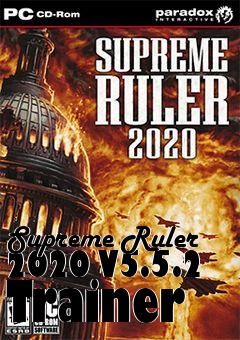Box art for Supreme
Ruler 2020 V5.5.2 Trainer