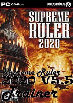 Box art for Supreme
Ruler 2020 V5.5.8 Trainer