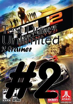 Box art for Test
Drive Unlimited 2 trainer #2