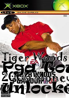 Box art for Tiger
Woods Pga Tour 2006 Money Unlocker