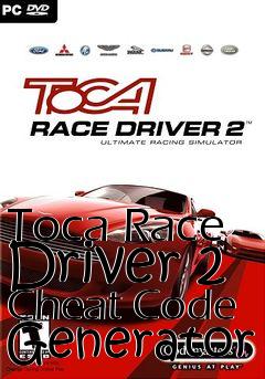 Box art for Toca
Race Driver 2 Cheat Code Generator