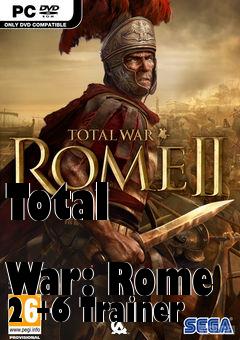 Box art for Total
            War: Rome 2 +6 Trainer