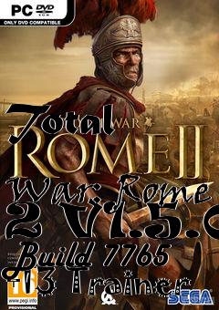 Box art for Total
            War: Rome 2 V1.5.0 Build 7765 +13 Trainer