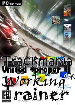 Box art for Trackmania
United *proper Working* Trainer