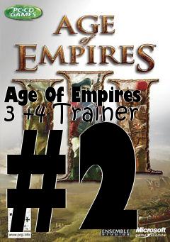 Box art for Age
Of Empires 3 +4 Trainer #2