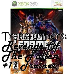 Box art for Transformers:
Revenge Of The Fallen +11 Trainer