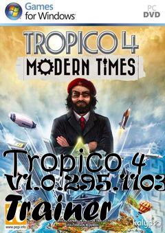 Box art for Tropico
4 V1.0.295.11030 Trainer