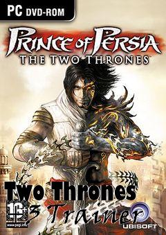 Box art for Two
Thrones +3 Trainer
