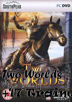 Box art for Two
Worlds V1.5 [usa] +17 Trainer