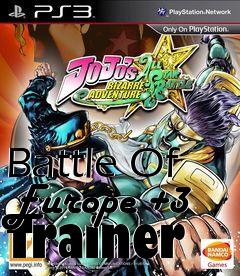 Box art for Battle
Of Europe +3 Trainer