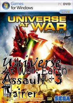 Box art for Universe
At War: Earth Assault +3 Trainer