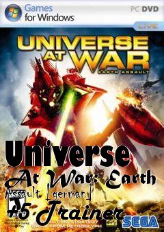 Box art for Universe
At War: Earth Assault [german] +5 Trainer