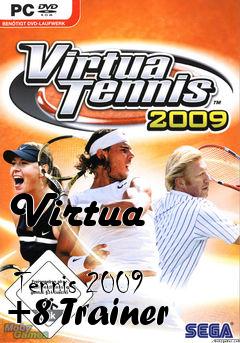 Box art for Virtua
            Tennis 2009 +8 Trainer