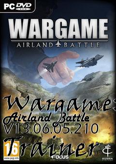 Box art for Wargame:
Airland Battle V13.06.05.210 Trainer