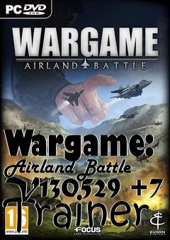 Box art for Wargame:
Airland Battle V130529 +7 Trainer