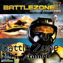 Box art for Battle Zone 2 +3
Trainer