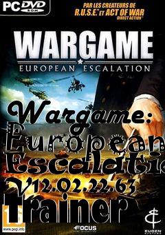 Box art for Wargame:
European Escalation V12.02.22.63 Trainer