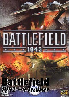 Box art for Battlefield
1942 +4 Trainer