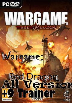 Box art for Wargame:
            Red Dragon All Versions +9 Trainer