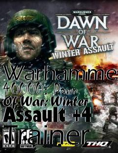 Box art for Warhammer
40000: Dawn Of War: Winter Assault +4 Trainer