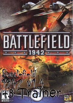 Box art for Battlefield
1942 V1.4 +3 Trainer