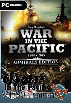 Box art for War
      In The Pacific V1.80 Trainer