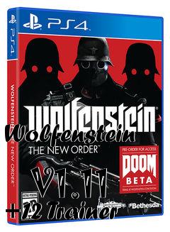 Box art for Wolfenstein
            V1.11 +12 Trainer