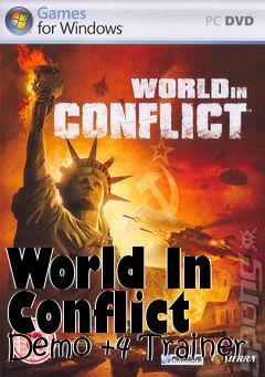 Box art for World
In Conflict Demo +4 Trainer