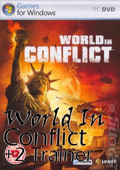 Box art for World
In Conflict +2 Trainer